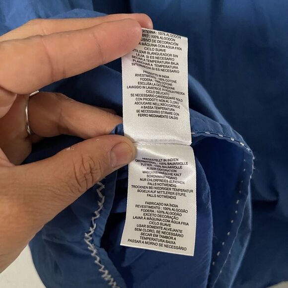 Joie Women’s Blue and White Embroidered Mini Dress Size XS - Picture 7 of 9